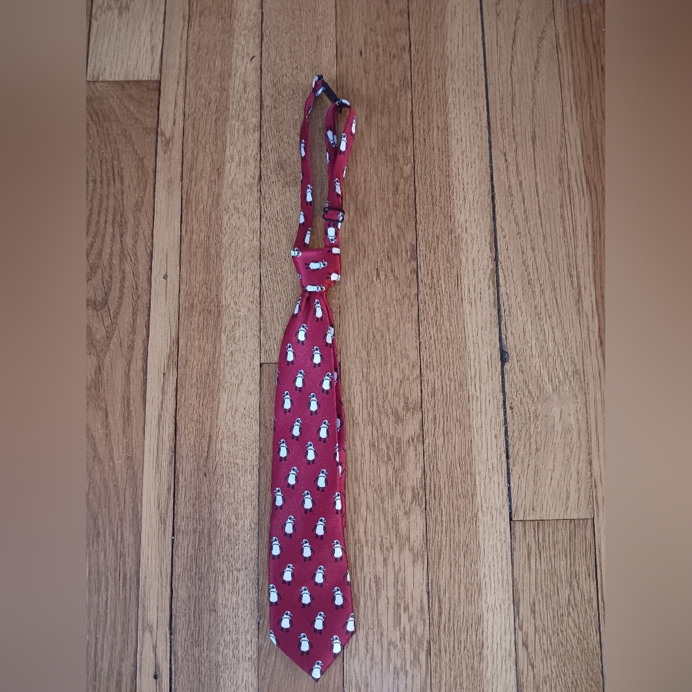 The Children's Place Red Penguin Tie